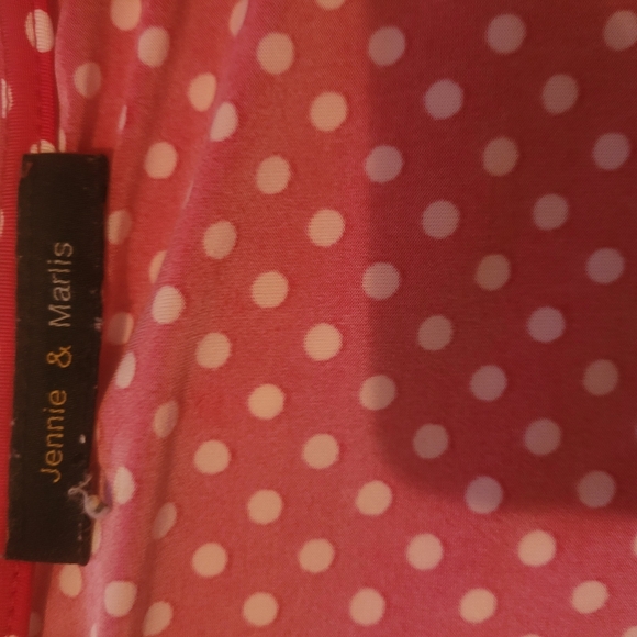 Jennie & Marlis Red and White Polka Dot Sleeveless Top - Picture 6 of 6